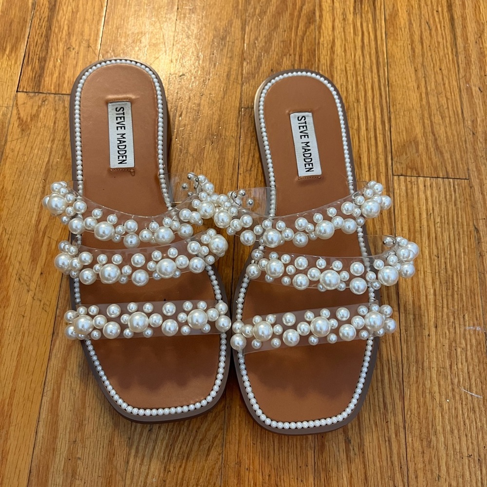 Steve Madden pearl shoes